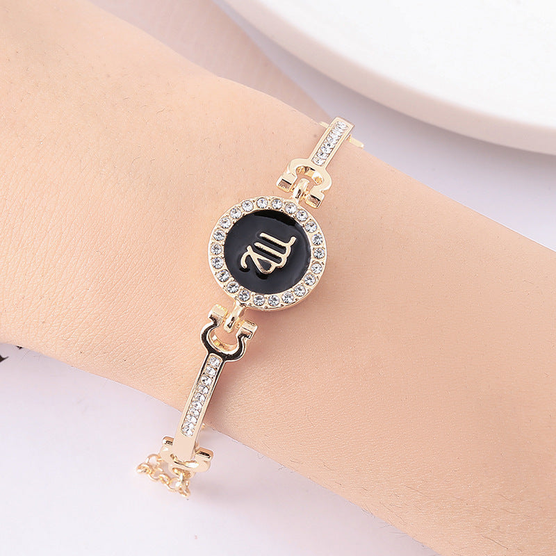 New Korean Style Fashionable Simple 12 Constellation Bracelet