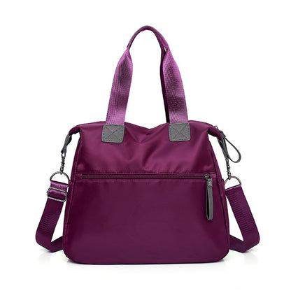 Bolso de hombro multibolsillo de gran capacidad para mujer, bolsos impermeables de nailon, bandoleras cruzadas informales para ir al trabajo