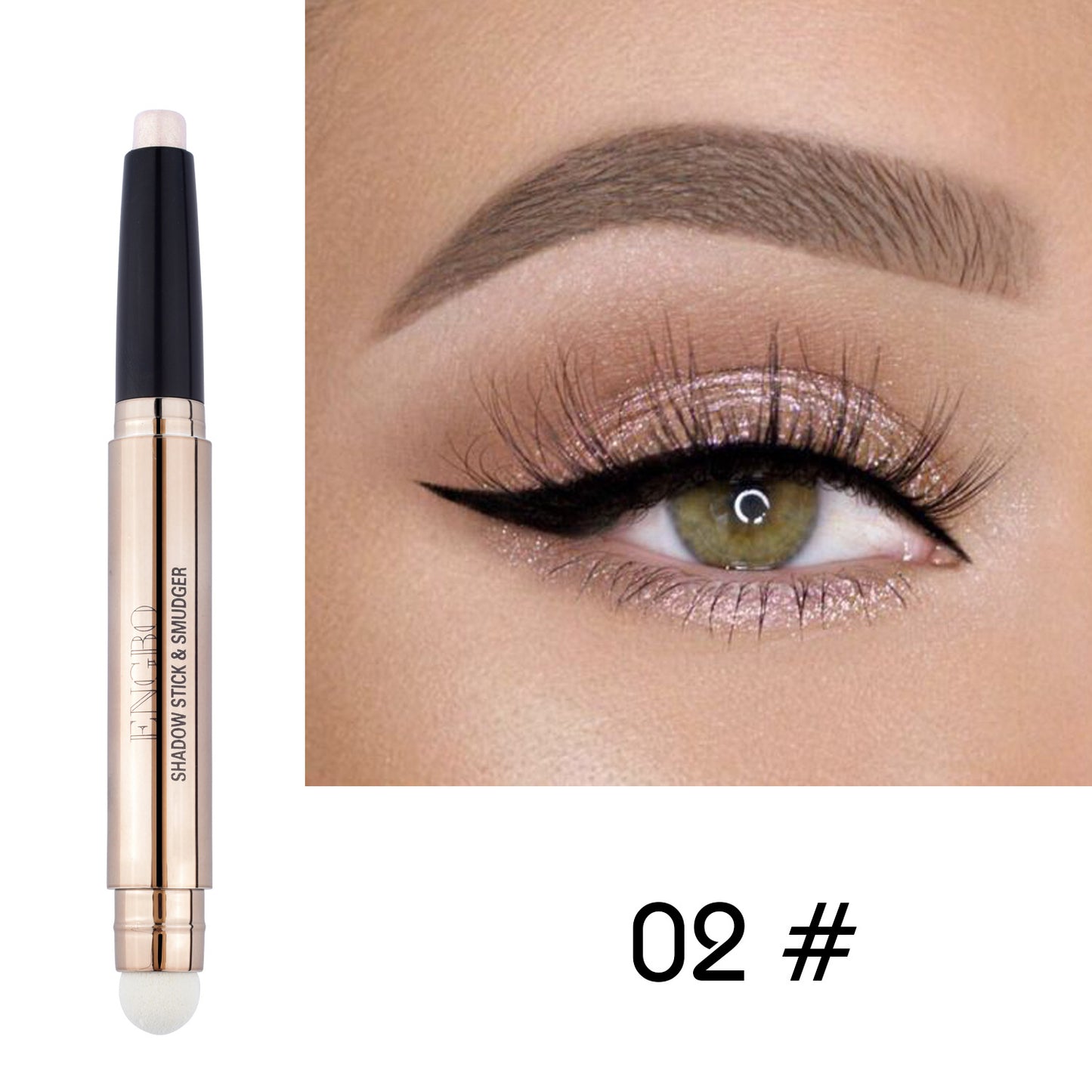 Double-ended Monochrome Non-smudge Eyeshadow Pencil