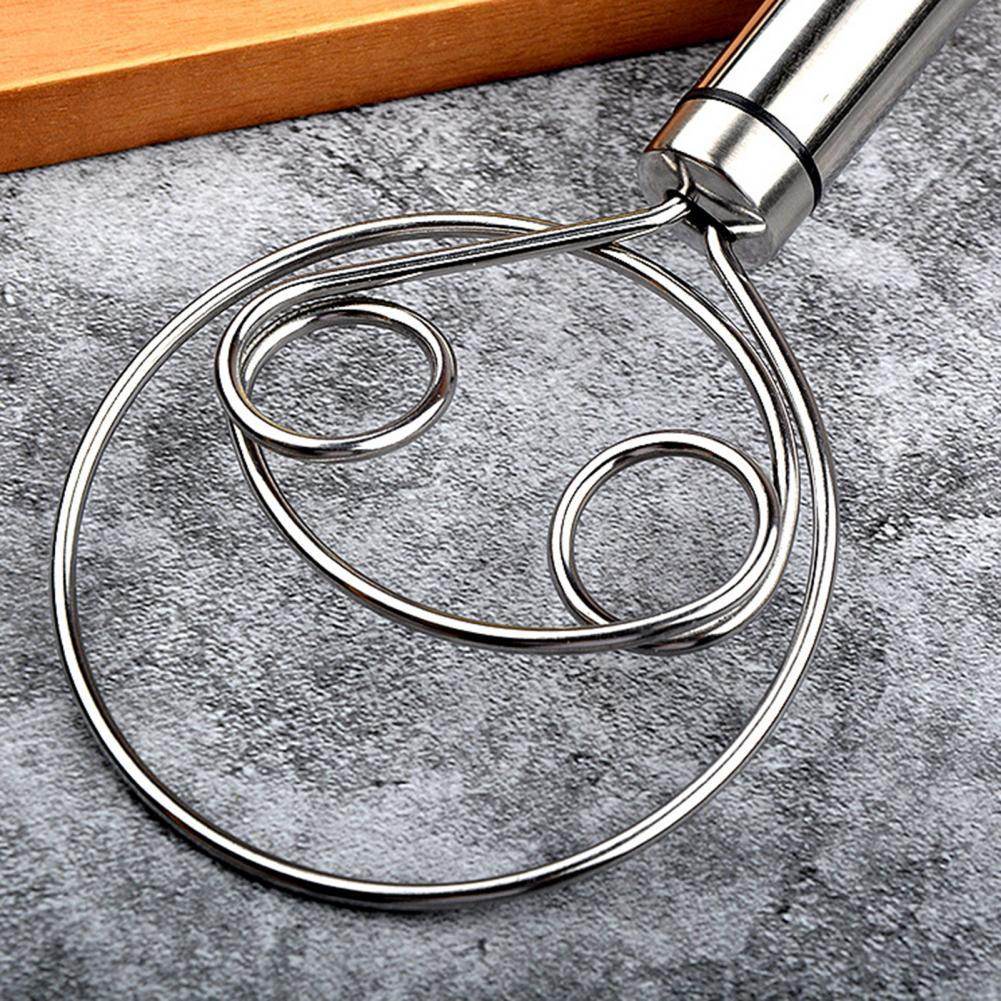 Stainless Steel Danish Flour Binocular Coil Mixer Manual Dough Mixer And Dough Tool Mixing Stick - Here2Save