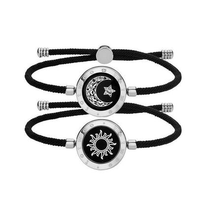 Sun-Moon Smart Sensing Couple Bracelet - Here2Save