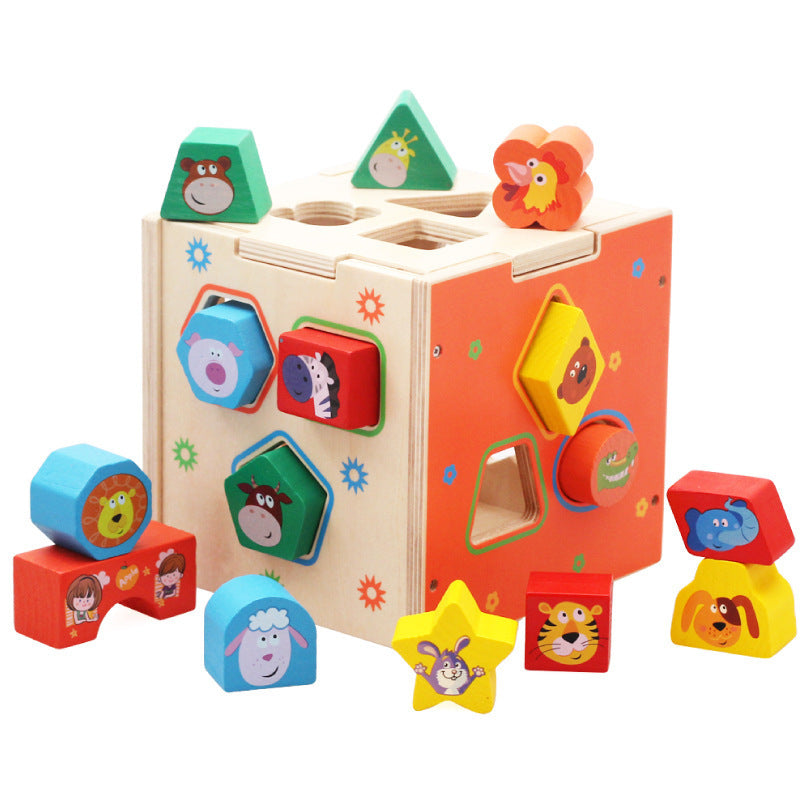 Early childhood cartoon shape intelligence box