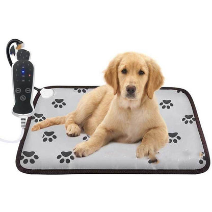 Pet Heating Pad For Dog Cat Heat Mat Indoor Electric Waterproof Dog Heated Pad With Chew Resistant Cord Winter Pet Blanket Warmer - Here2Save