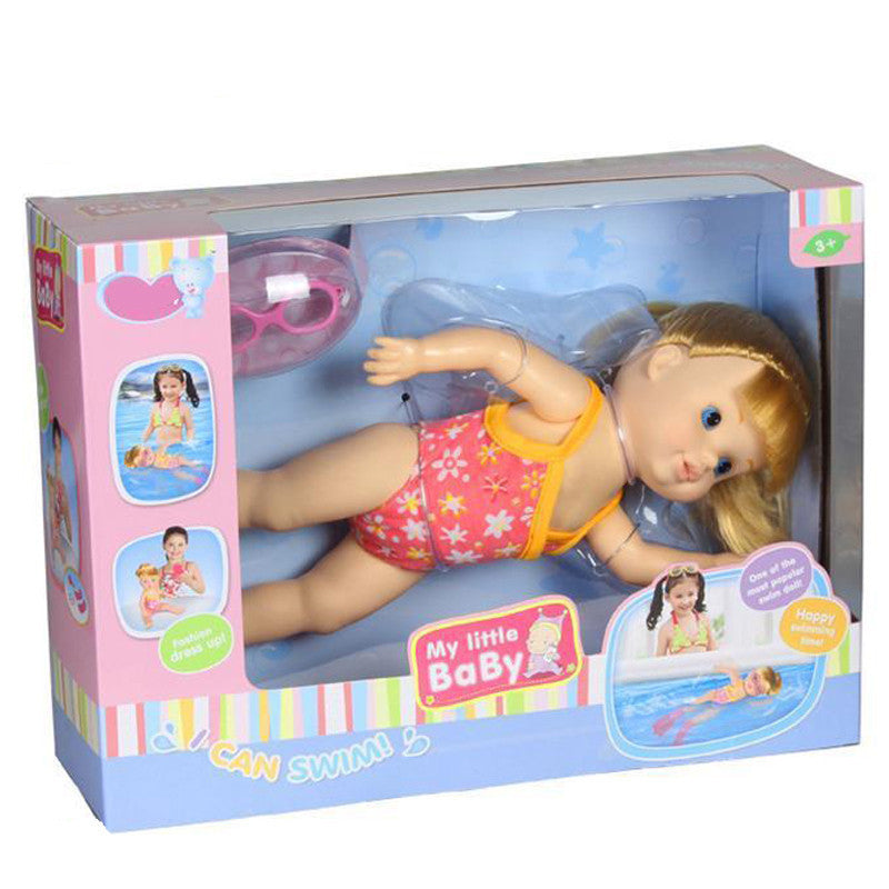 Electric floating swimming doll