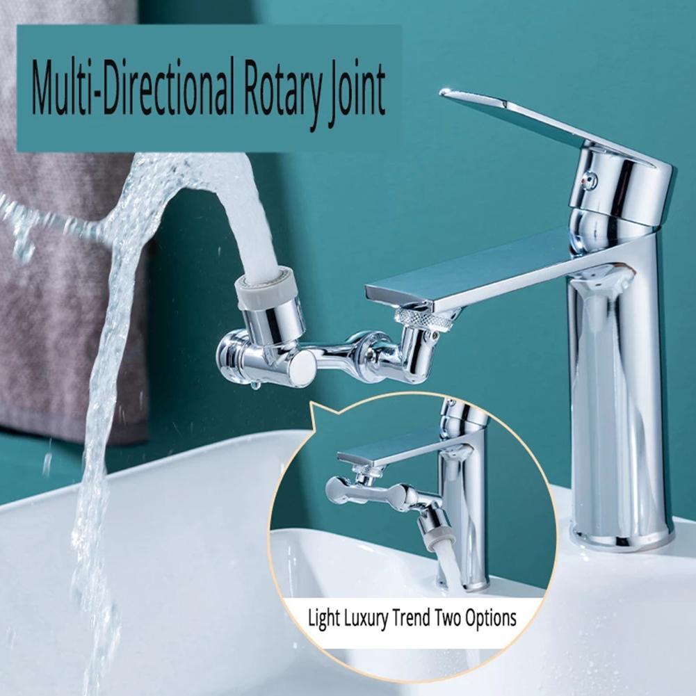 Universal 1080 Swivel Faucet Aerator Multifunction Faucet Extender Universal Swivel Splash Resistant Shower - Here2Save