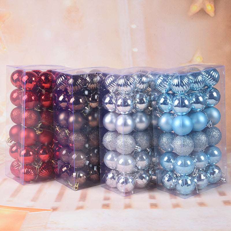 36 PCs Christmas Color Ball Whole Box Set