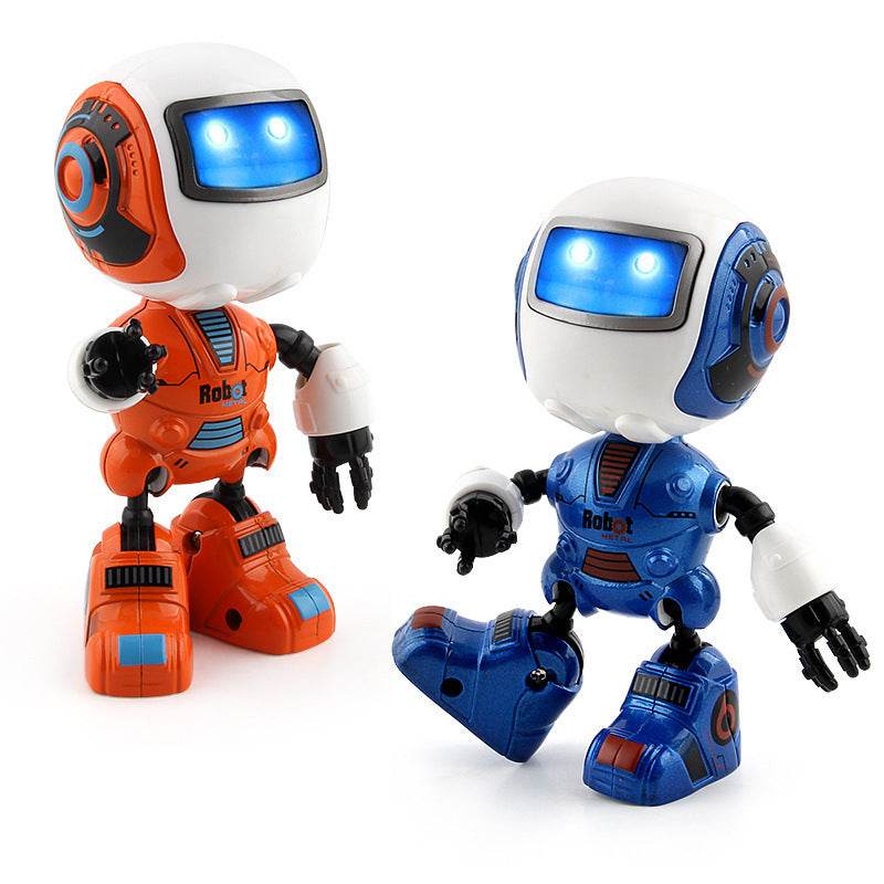 Smart Mini Alloy Robot Induction Light And Music Spaceman Toy - Here2Save