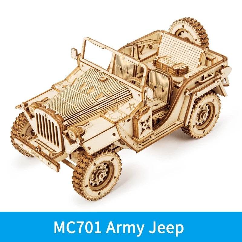 Robotime ROKR Train Model 3D Wooden Puzzle Toy Assembly Locomotive Model Building Kits for Children Kids Birthday Christmas Gift - Here2Save