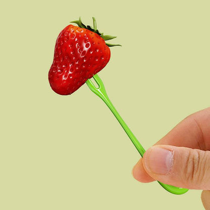 Radish Fruit Fork Set Two-tooth Household - Here2Save