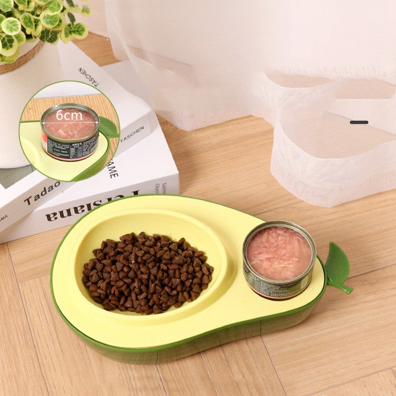 Avocado Pet Dog Cat Automatic Feeder Bowl For Dogs Drinking Water 690ml Bottle Kitten Bowls Slow Food Feeding Container Supplies - Here2Save