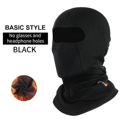 Ski Fleece With Glasses Hole Motorcycle Headgear Bicycle Mask - Here2Save
