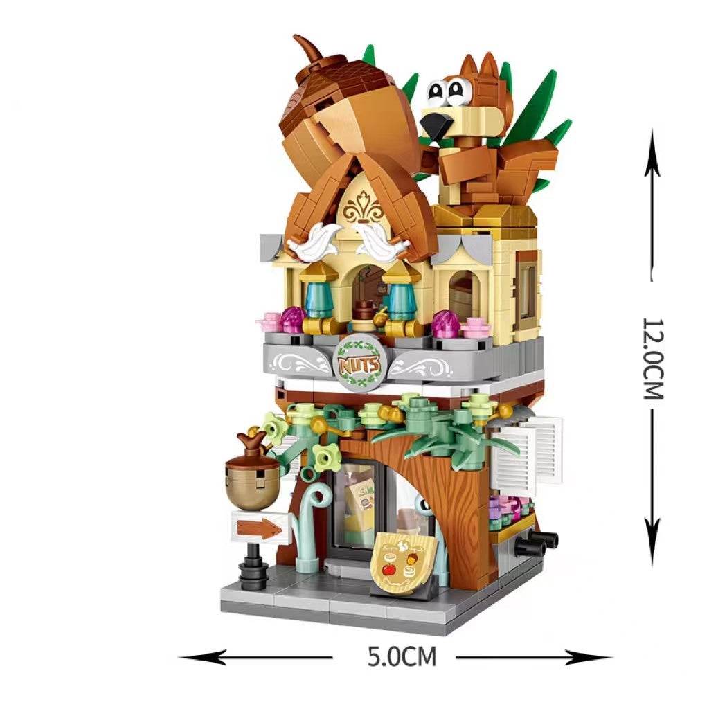 Street View Children's Small Particle Assembling Building Blocks Educational Toys - Here2Save
