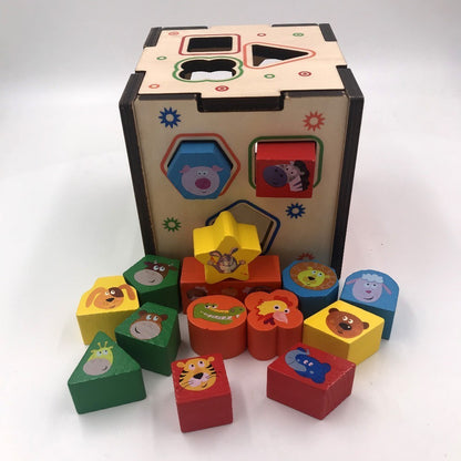 Early childhood cartoon shape intelligence box