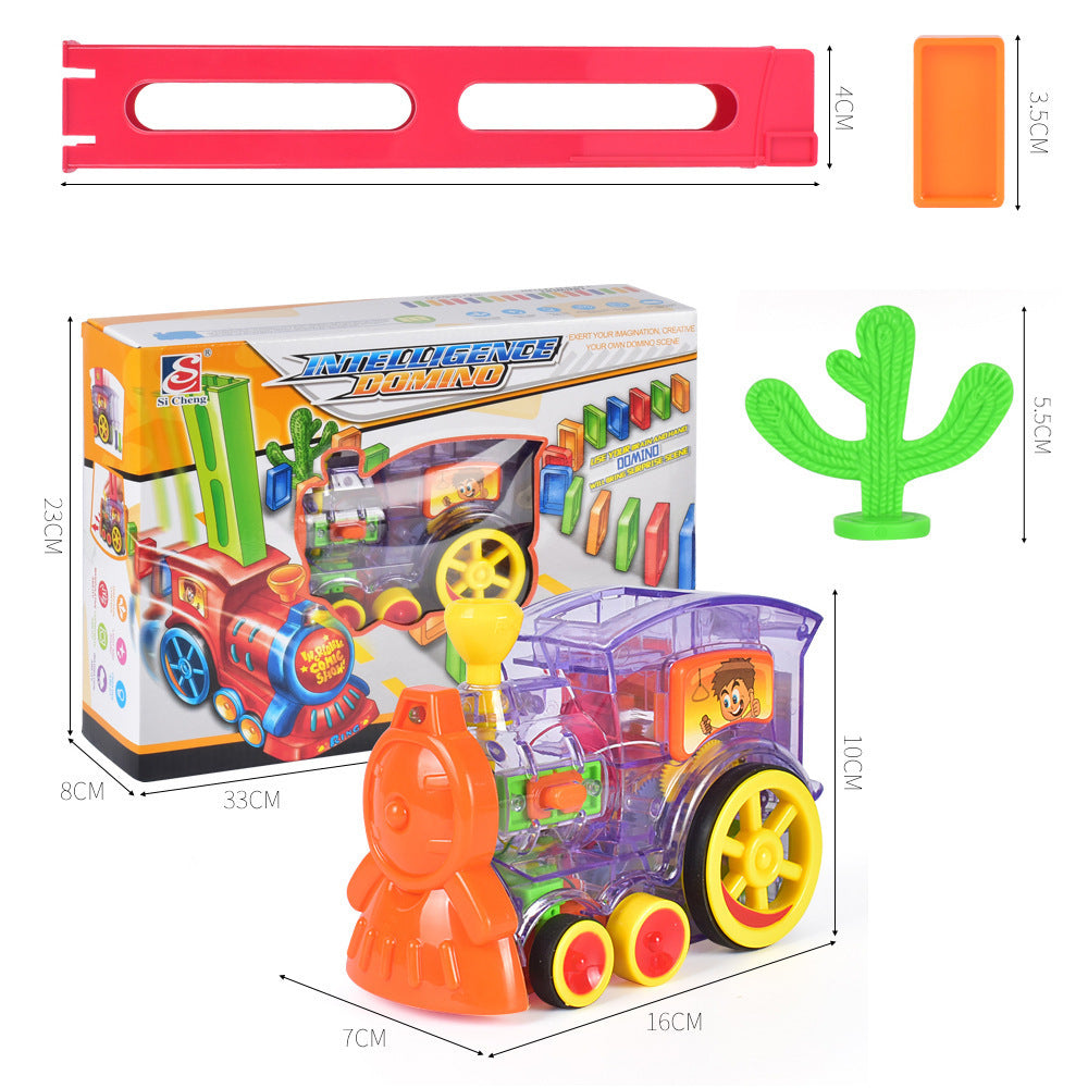 Transparent Domino Toy Train For Children