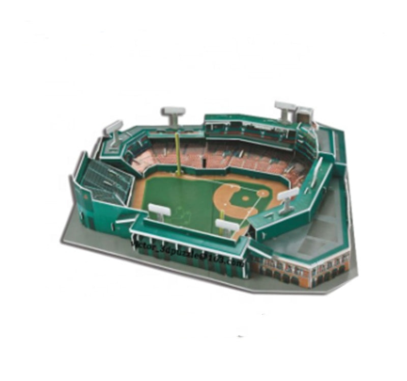 Three-dimensional Jigsaw Major League Baseball Stadium Model