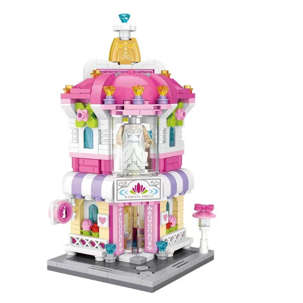 Street View Children's Small Particle Assembling Building Blocks Educational Toys - Here2Save