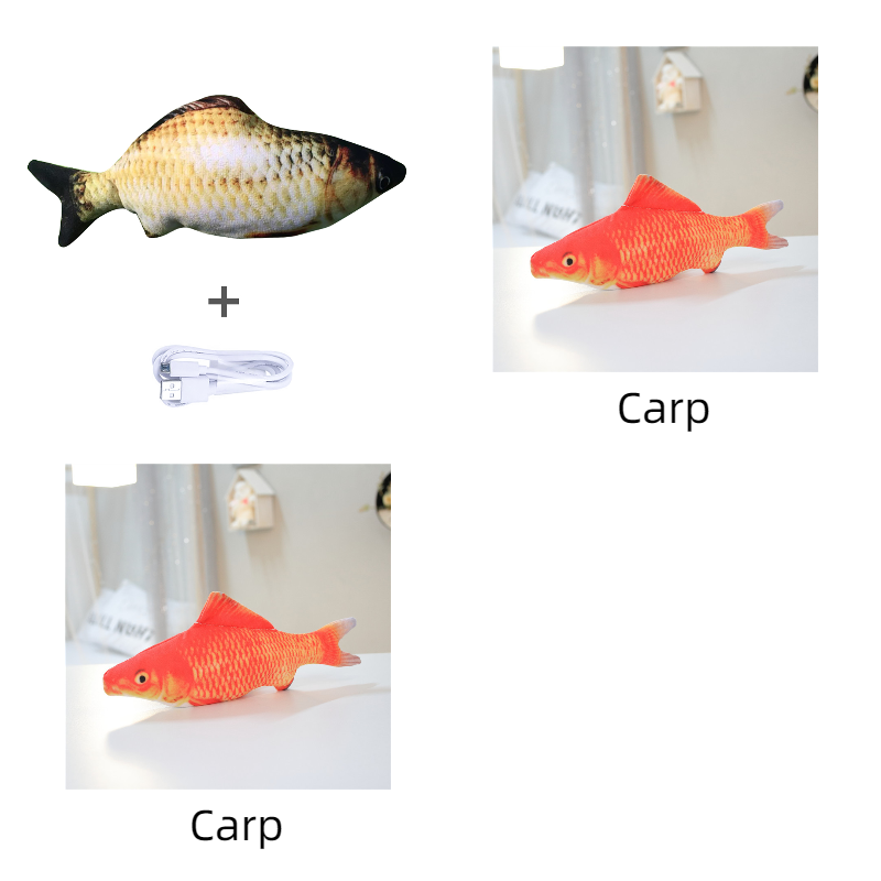 Without Cat Nip Version - Electric Jumping Fish Simulation Electric Fish Toy - Here2Save