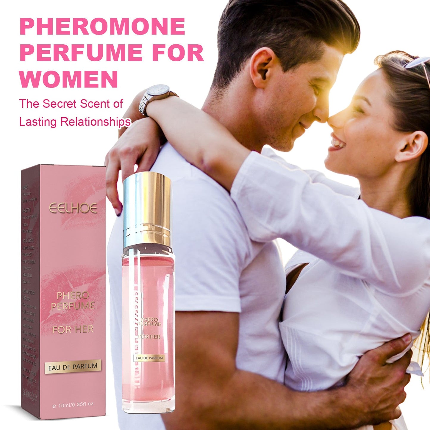 Perfume líquido floral natural de larga duración para mujer