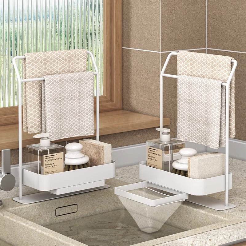 Rag Draining Kitchen Storage Rack Kitchen Gadgets - Here2Save