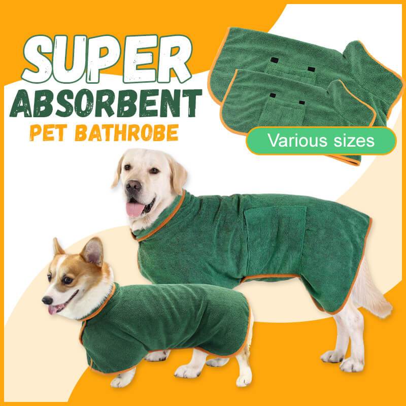 Absorbent Pet Bathrobe With Waist-wrapped Microfiber - Here2Save