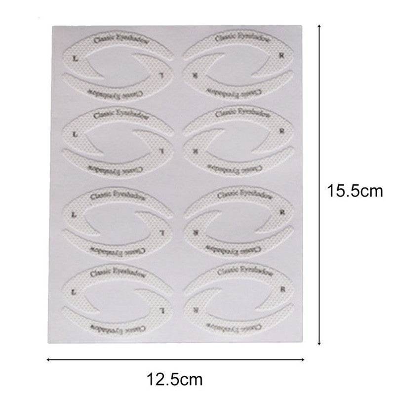 New Eyeshadow Eyeliner Makeup Template Sticker - Here2Save