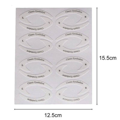 New Eyeshadow Eyeliner Makeup Template Sticker - Here2Save