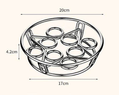 Stainless Steel Pot Rack Multifunctional Storage - Here2Save