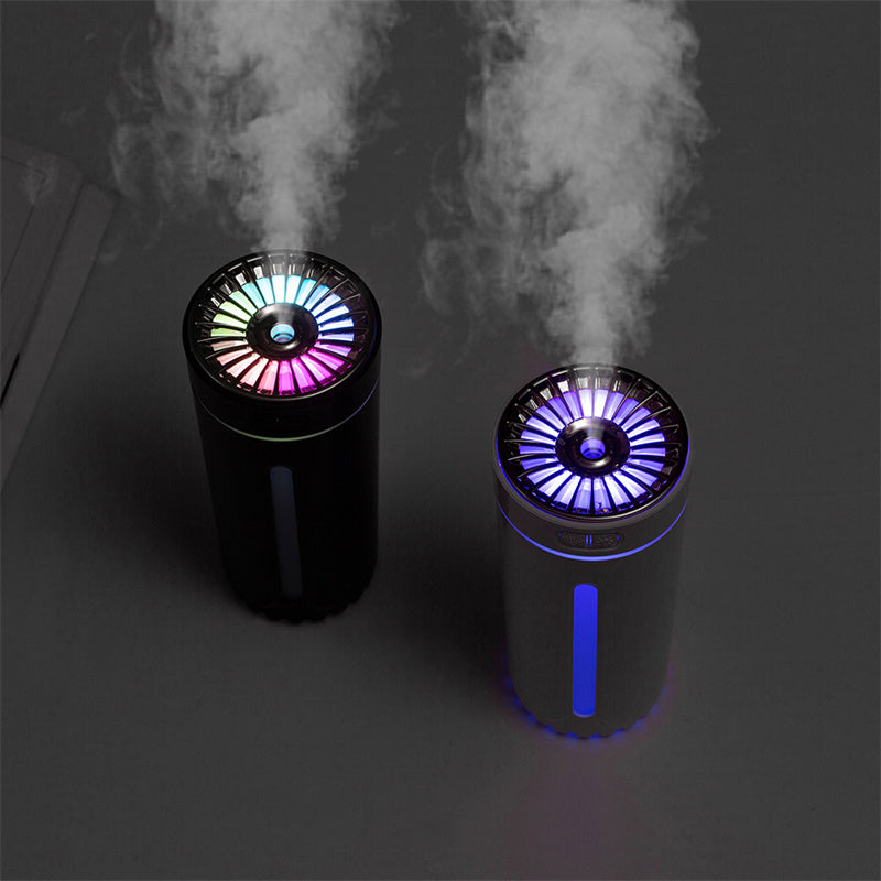 Wireless Air Humidifier Colorful Lights Mute Ultrasonic USB Fogger Diffuser Purifier 800mAh Rechargeabl Cool Mist Maker For Car - Here2Save