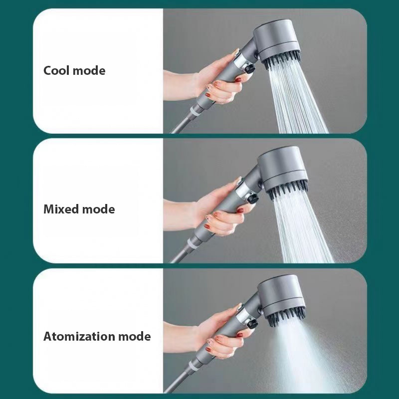 3 Modes Shower Head High Pressure Showerhead Portable Filter Rainfall Faucet Tap Bathroom Bath Home Innovative Accessories - Here2Save