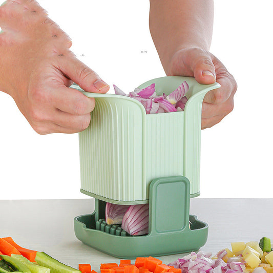 Multifunctional Vegetable Chopper French Fries Cutter Household Hand Pressure Onion Dicer Cucumber Potato Slicer Kitchen Tools - Here2Save