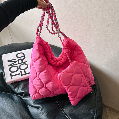 Bolsos compuestos para mujer tendencia Otoño e Invierno nueva moda bolso de hombro para mujer bolsos de estilo coreano simples personalizados