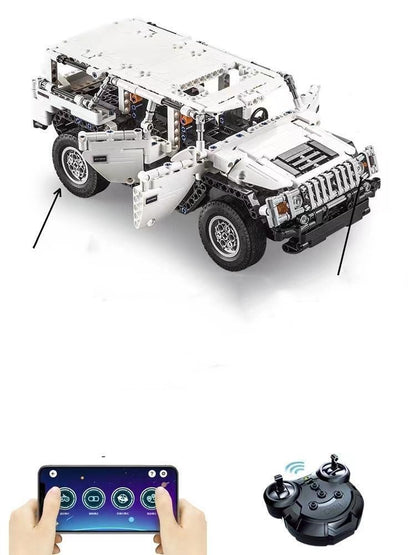 Boy's Assembling Toy Yi Intelligence Building Blocks Remote Control Electric Vehicle Off-road Vehicle Large Model