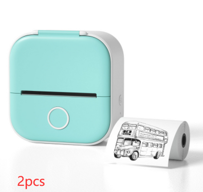 Portable Mini Thermal Label Printer Home Photo Printer Student Wrong Question Printer Bluetooth Mini Label Printer Price Tag - Here2Save