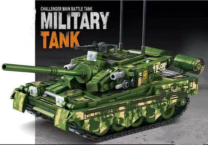 Tank Military Building Blocks WWII Eating Chicken Children Assembling Building Blocks - Here2Save