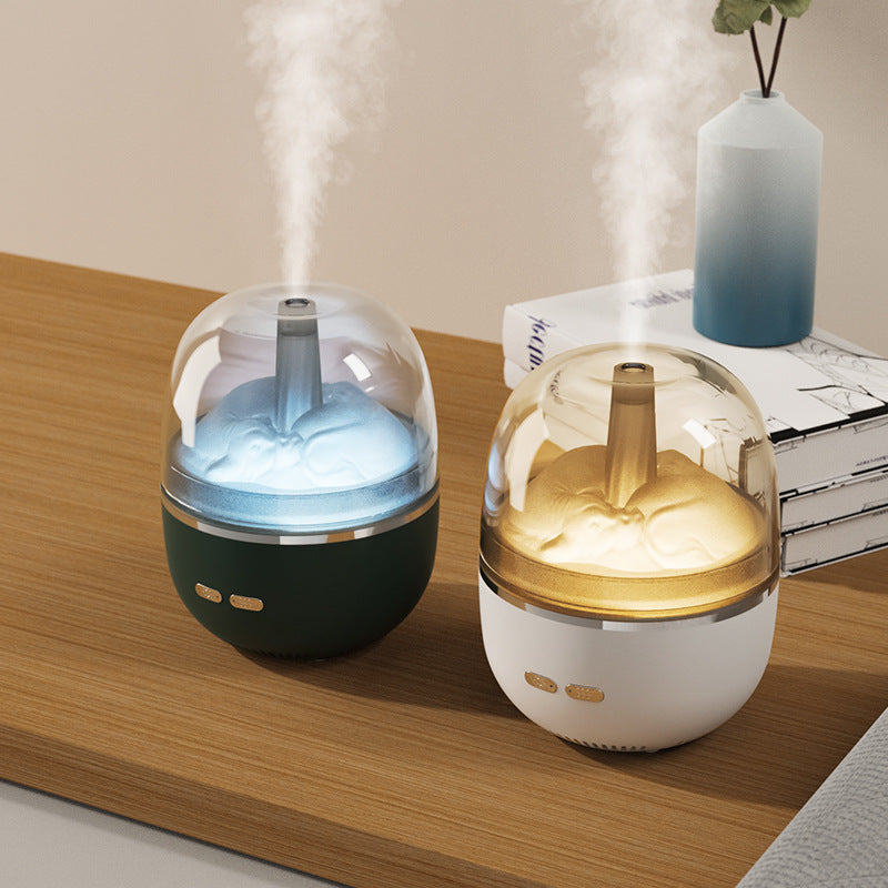 Air Humidifier Essential Oil Ultrasonic Aromatherapy Atomizer Colorful Light Heavy Fog Volume Office Home Accessories - Here2Save