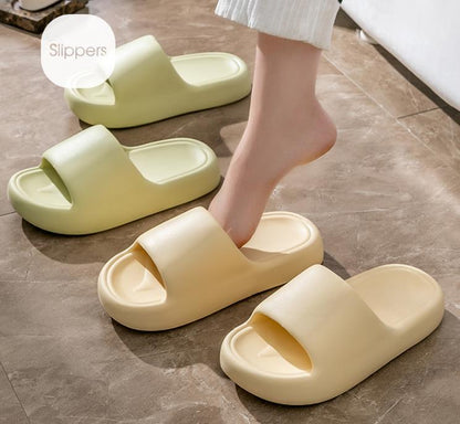 Bread Shoes Home Slippers Non-slip Indoor Bathroom Slippers - Here2Save