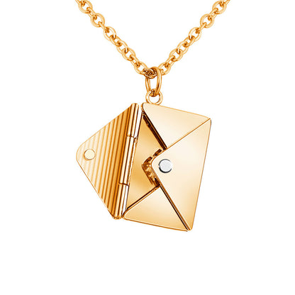 Fashion Jewelry Envelop Necklace Women Lover Letter Pendant Best Gifts For Girlfriend - Here2Save