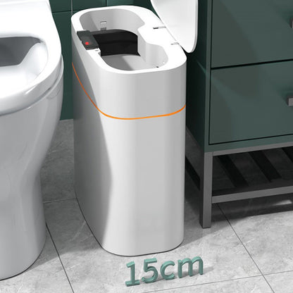 Bote De Basura Inteligente Con Tapa Para Dormitorio Y Sala De Estar Caja De Almacenamiento De Cocina Bote De Basura Caja De Auto Pequeña De Inducción Cubo De Basura Inteligente Automático Contenedor De Basura Inteligente