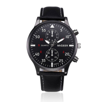 Retro Design Leather Band Watches Men Top Brand Relogio Masculino NEW Mens Sports Clock Analog Quartz Wrist Watches - Here2Save