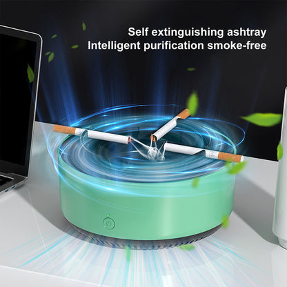 Air Purifier Ashtray Intelligent Electronic Ashtray For Filtering Second-Hand Smoke From Cigarettes Remove Smoking Home Office - Here2Save