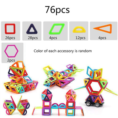 Magnetic building block toys