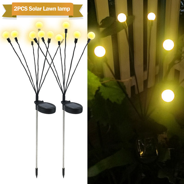 Simulation Firefly Solar Light Outdoor Garden Decoration Lawn Landscape Lamp Xmas Decor Solar LED Lights Outdoor Garden Lights - Here2Save