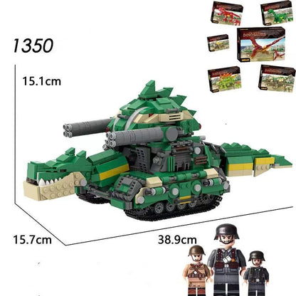 Compatible Building Blocks MOC Restore World Of Tanks KV99KV-44 Model Piecing  Boy Birthday Gift