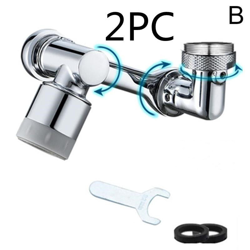 Universal 1080 Swivel Faucet Aerator Multifunction Faucet Extender Universal Swivel Splash Resistant Shower - Here2Save