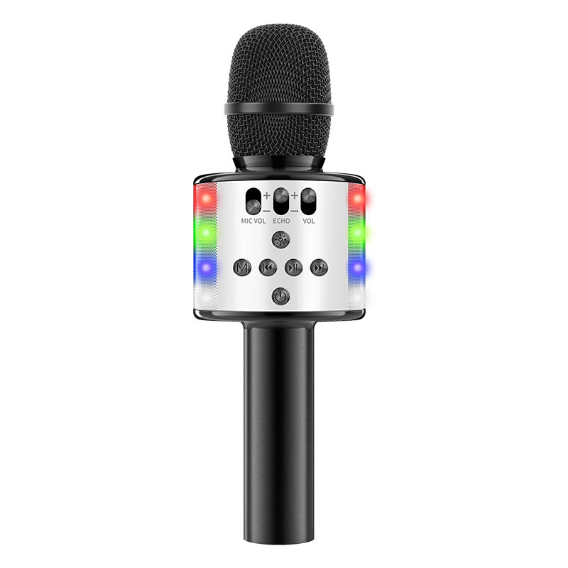 Wireless Bluetooth Colorful Light Microphone