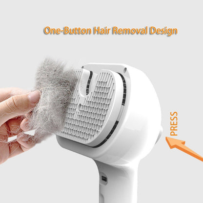 Pet Comb Self Cleaning Pets Hair Remover Brush For Dogs Grooming Tools Dematting Comb Built-in Mist Humidifier Pet Products - Here2Save