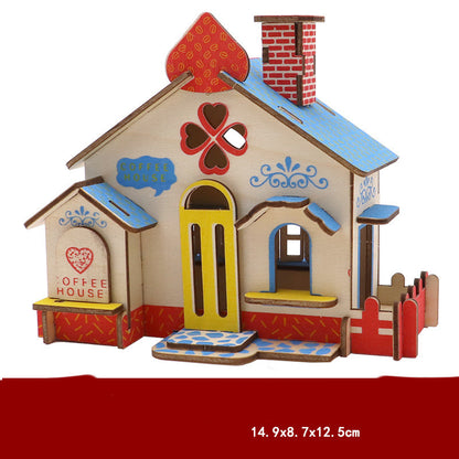 Wooden 3D Jigsaw Puzzle For Children DIY