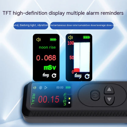 Nuclear Radiation Detector Radioactive Geiger Counter TFT Color Display Rays Tester With Sound Alarm Function - Here2Save