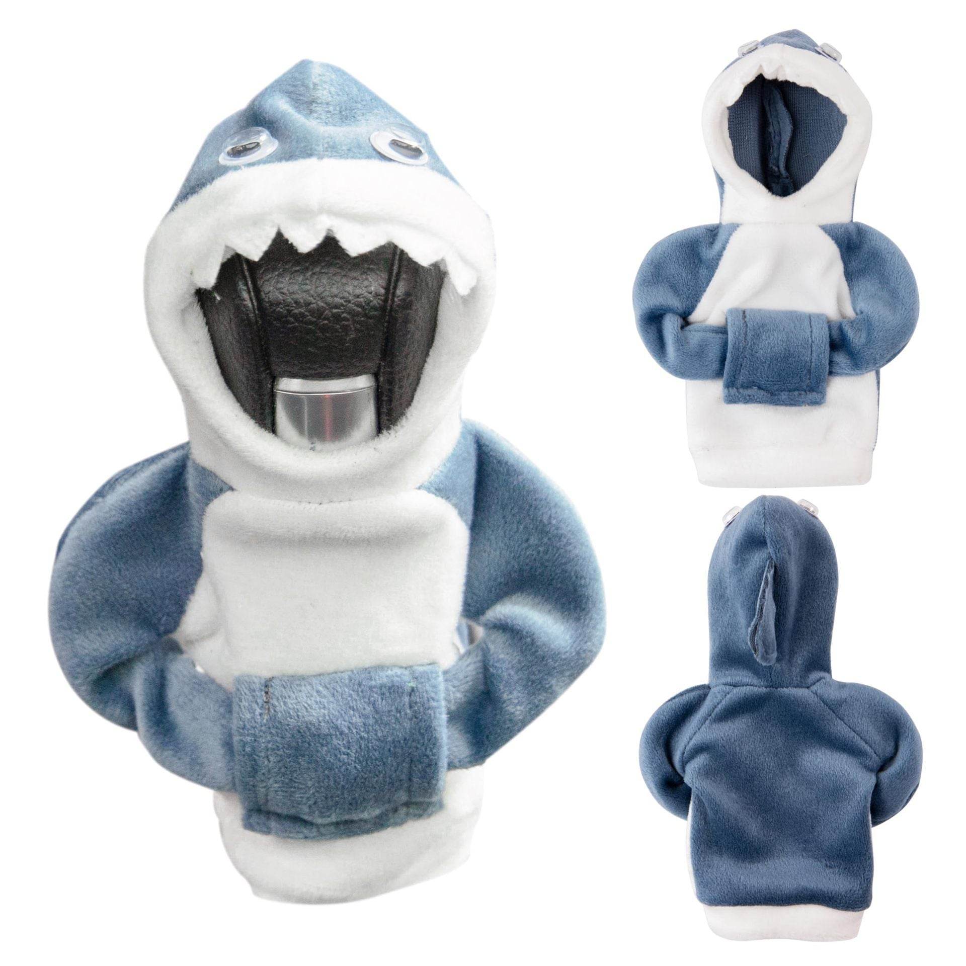 Car Gear Lever Hooded Set Creative Shark Frog Sweater Modeling - Here2Save