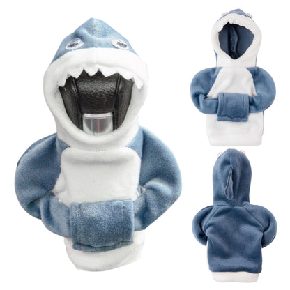 Car Gear Lever Hooded Set Creative Shark Frog Sweater Modeling